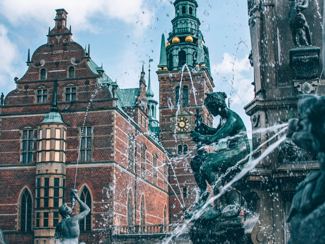 castles and wine outside Copenhagen Denmark